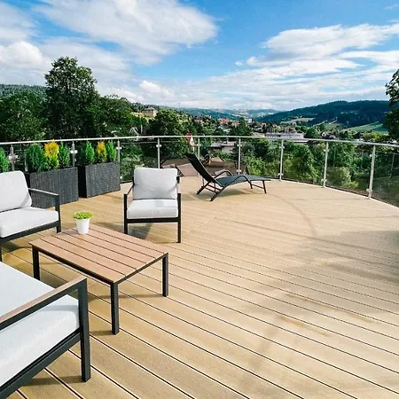 Lejlighed Penthouse Sloneczna Rapsodia - Nowoczesny Z Duzym Tarasem I Pieknym Widokiem Przy Parku Zdrojowym