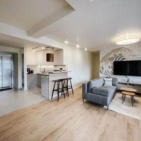 Penthouse Sloneczna Rapsodia - Nowoczesny Apartament Z Duzym Tarasem I Pieknym Widokiem Przy Parku Zdrojowym * Rabka