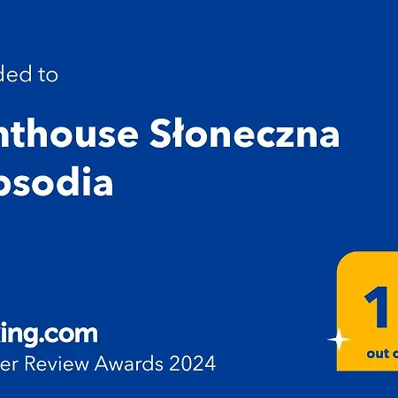 Penthouse Sloneczna Rapsodia - Blisko Parku Zdrojowego - Duzy Taras Na Dachu - Piekny Widok - Winda - Garaz *